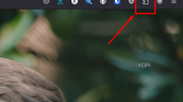 A screenshot showing where to access the extensions menu in Firefox.