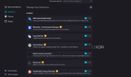 Screenshot showing where to manage extensions in Firefox.