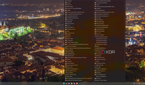 Screenshot of a folder menu pinned to the taskbar