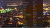 Screenshot of a folder menu pinned to the taskbar