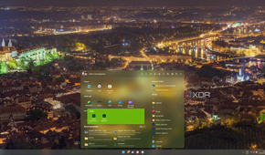 Screenshot of Start11 Start menu with multiple groups and a folder open