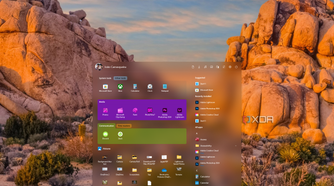 Screenshot of a Start11 Start menu with the Windows App style