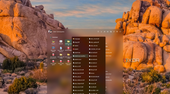 Screenshot of a Start11 Start menu with a folder menu open