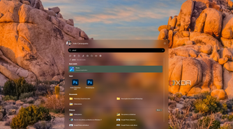 Screenshot of search results in Start11 v2