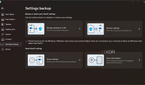 Screenshot fo Start11 backup settings