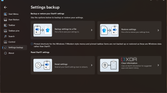 Screenshot fo Start11 backup settings