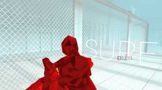 A screenshot of SUPERHOT running on the Meta Quest 2