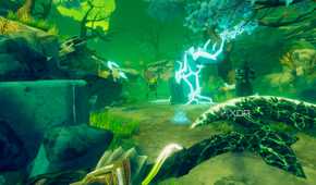 A screenshot of Oculus Quest 2 running Until You Fall