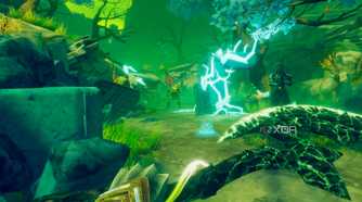 A screenshot of Oculus Quest 2 running Until You Fall