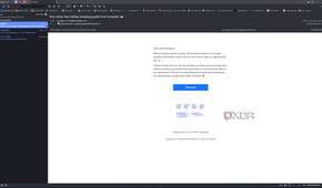 Screenshot of the email client in Vivaldi