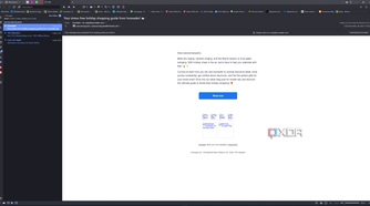 Screenshot of the email client in Vivaldi