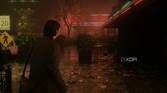 A screenshot showing volumetric fog in a scene captured in Alan Wake 2.