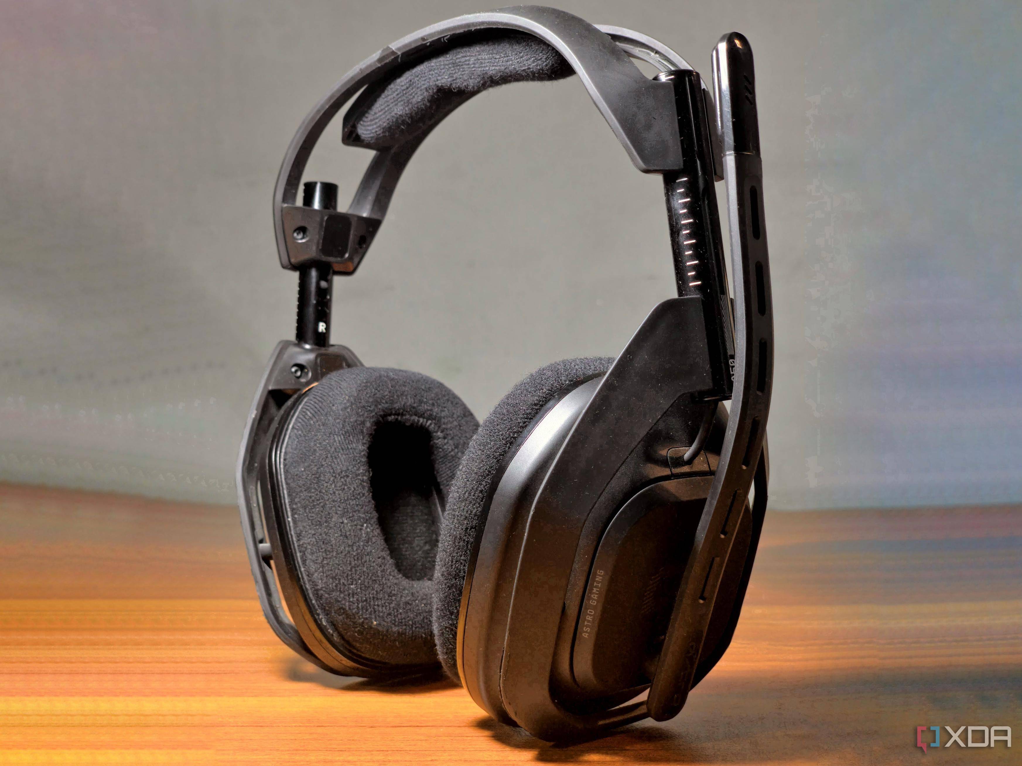 astro a50 standing on a table