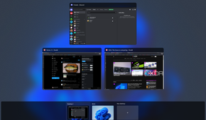 Screenshot of the Task View interface in Windows 11