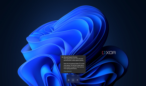 Screenshot of a Windows 11 desktop displaying the voice dictation dialog