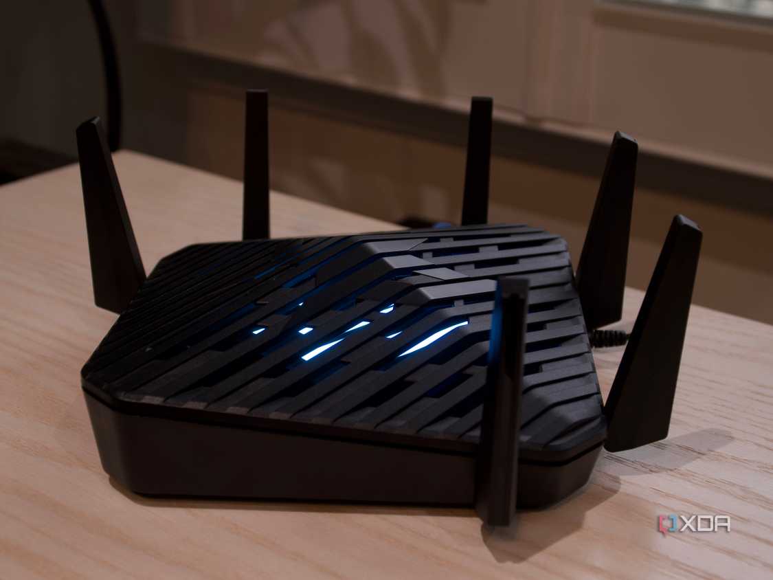 Acer Predator Connect W6 at an angle