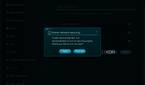 Users will be asked to enable network security after setup