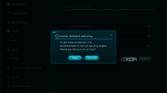 Users will be asked to enable network security after setup