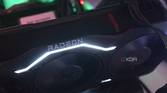 An image showing the AMD Radeon 7900 XTX graphics card installed on a PC.