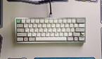 An image showing a mechanical keyboard kept on a deskmat.