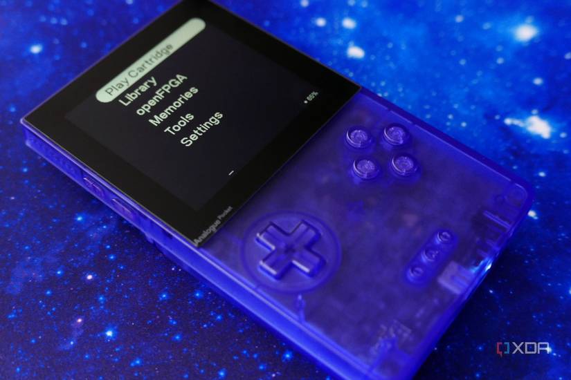 The Analogue Pocket main menu