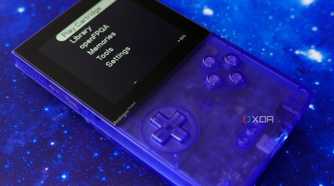 The Analogue Pocket main menu