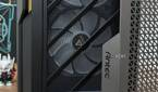 An image showing the front ARGB fans of the Antec P20C PC case.