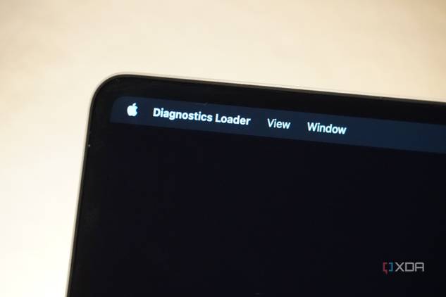 The Diagnostics Loader tab in the menu bar.