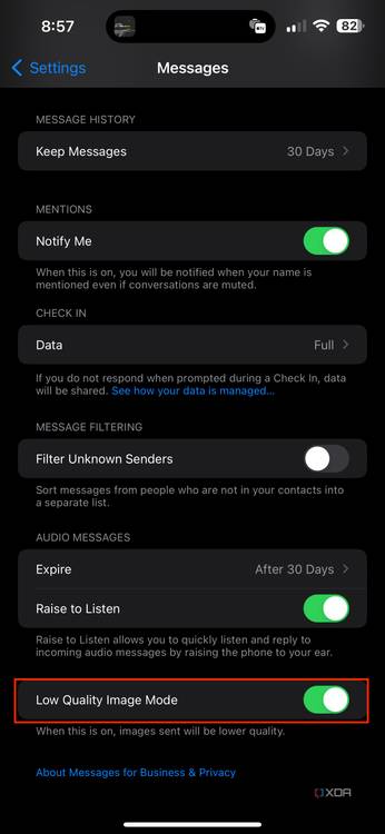 Low Quality Message Tips and shortcuts to optimize your iMessage experience