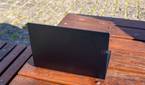 Rear angled view of the Asus Zenbook 14 OLED