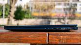 Right side view of the Asus Zenbook 14 OLED with the lid closed