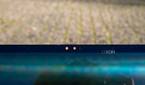 Close-up of the webcam on the Asus Zenbook 14 OLED with the privacy cover closed