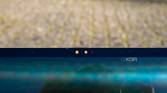 Close-up of the webcam on the Asus Zenbook 14 OLED with the privacy cover closed