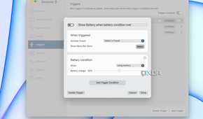 Customizing the triggers in bartender 5.