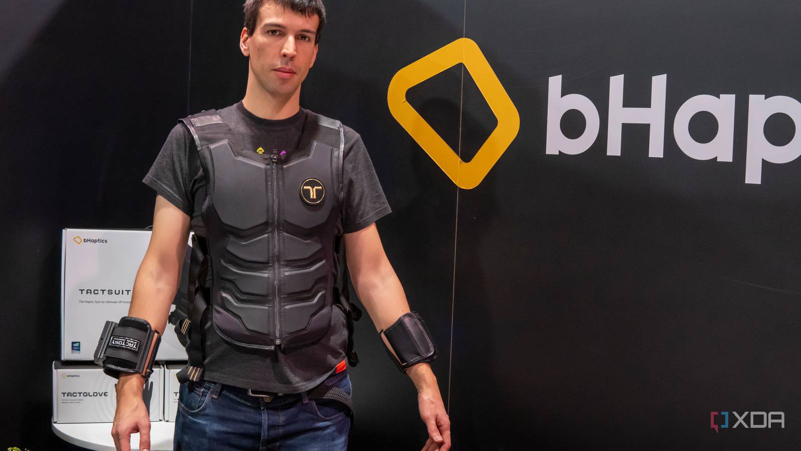 Stunning Fitness Suit With Haptic Technology Feedback image