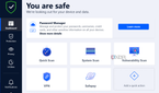 Screenshot of home page in Bitdefender Total Security