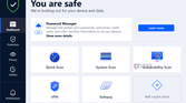 Screenshot of home page in Bitdefender Total Security