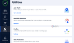 Screenshot of utilities page in Bitdefender Total Security