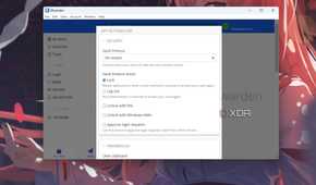 A screenshot showing the settings screen on Bitwarden Password Manager's Windows app.