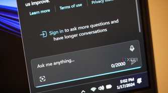 Sign-in prompt for Copilot.