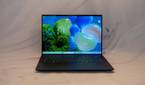 Front view f the Dell XPS 14 in Graphite