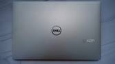 Top down view of Dell laptop in graphite