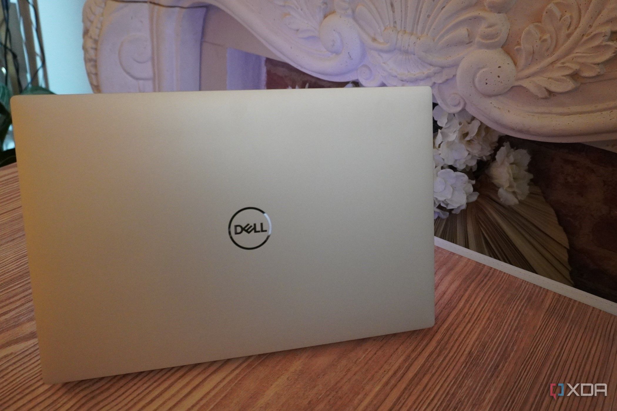 Dell XPS 16 from behind