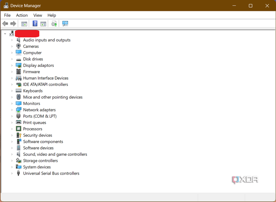 Device Manager under Windows 11