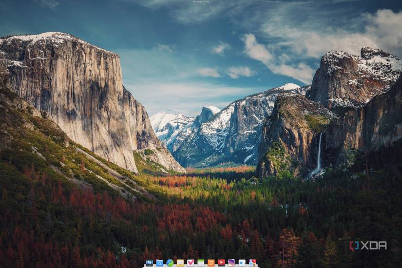 A screenshot of Elementary OS