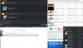 A screenshot of Yuzu, PCSX2, RPCS3, CEMU, and Ryujinx