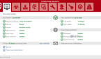 Screenshot of the main page in G Data