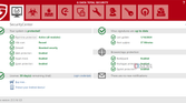Screenshot of the main page in G Data