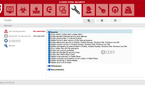 Screenshot of the Tuner page in G Data