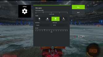 Screenshot of video capture settings in the Nvidia GeForce Experience overlay